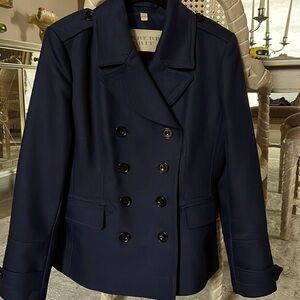 Burberry Brit navy blue blazer size12, UK 14!